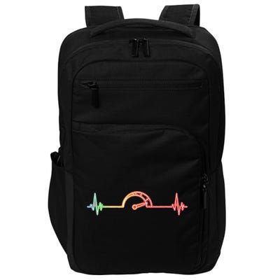 Car Lover Car Racing Speedometer Car Enthusiast Impact Tech Backpack