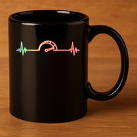 Car Lover Car Racing Speedometer Car Enthusiast 11oz C Handle Ceramic Mug