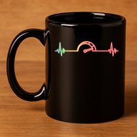 Car Lover Car Racing Speedometer Car Enthusiast 11oz C Handle Ceramic Mug
