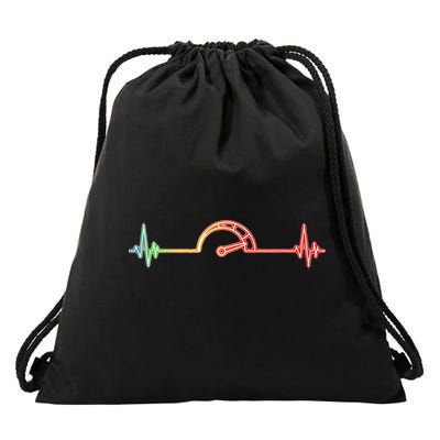 Car Lover Car Racing Speedometer Car Enthusiast Drawstring Bag