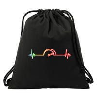 Car Lover Car Racing Speedometer Car Enthusiast Drawstring Bag