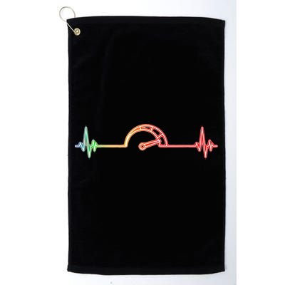 Car Lover Car Racing Speedometer Car Enthusiast Golf Towel