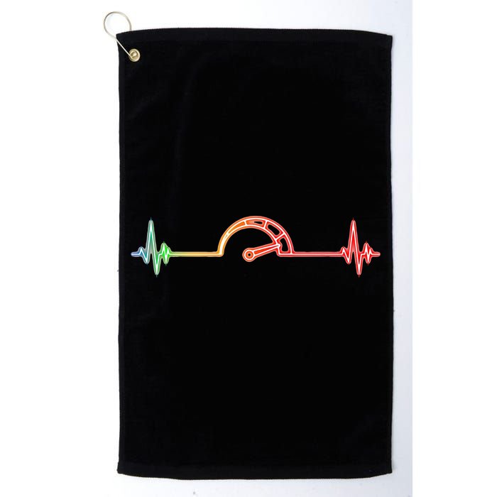 Car Lover Car Racing Speedometer Car Enthusiast Golf Towel