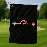 Car Lover Car Racing Speedometer Car Enthusiast Golf Towel