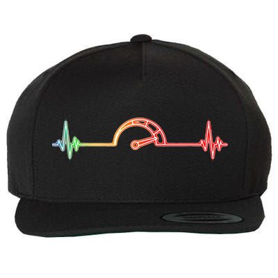 Car Lover Car Racing Speedometer Car Enthusiast Wool Snapback Cap