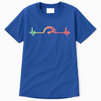 Car Lover Car Racing Speedometer Car Enthusiast Tall T-Shirt