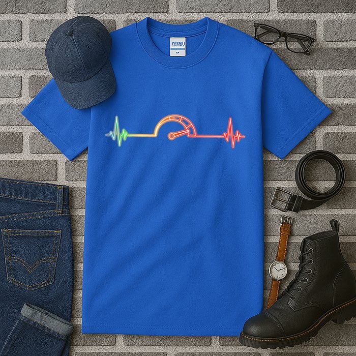 Car Lover Car Racing Speedometer Car Enthusiast Tall T-Shirt