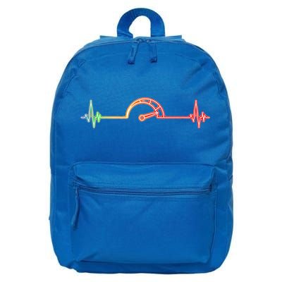 Car Lover Car Racing Speedometer Car Enthusiast 16 in Basic Backpack