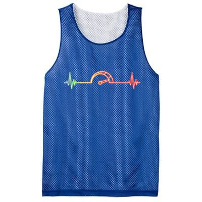 Car Lover Car Racing Speedometer Car Enthusiast Mesh Reversible Basketball Jersey Tank