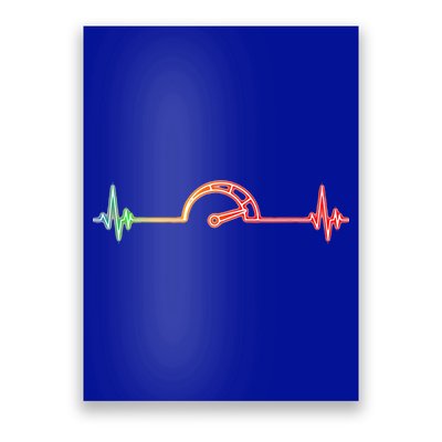 Car Lover Car Racing Speedometer Car Enthusiast Poster