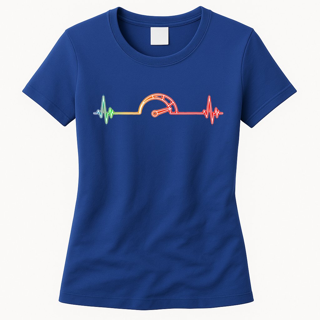 Car Lover Car Racing Speedometer Car Enthusiast Womens T-Shirt