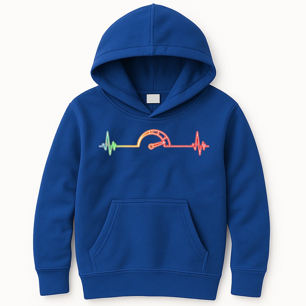 Car Lover Car Racing Speedometer Car Enthusiast Kids Hoodie