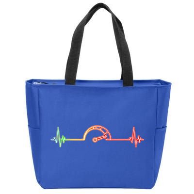 Car Lover Car Racing Speedometer Car Enthusiast Zip Tote Bag