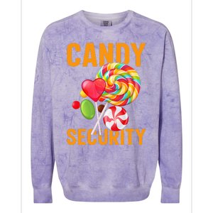 candy land costumes candy land candy security Colorblast Crewneck Sweatshirt