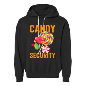 candy land costumes candy land candy security Garment-Dyed Fleece Hoodie