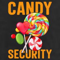 candy land costumes candy land candy security 7 Panel Mesh Trucker Snapback Hat