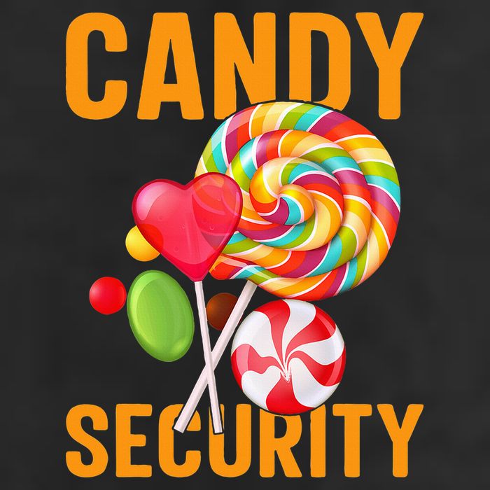candy land costumes candy land candy security 7 Panel Mesh Trucker Snapback Hat
