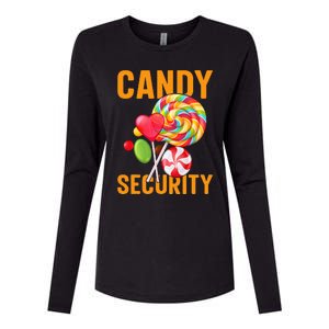 candy land costumes candy land candy security Womens Cotton Relaxed Long Sleeve T-Shirt