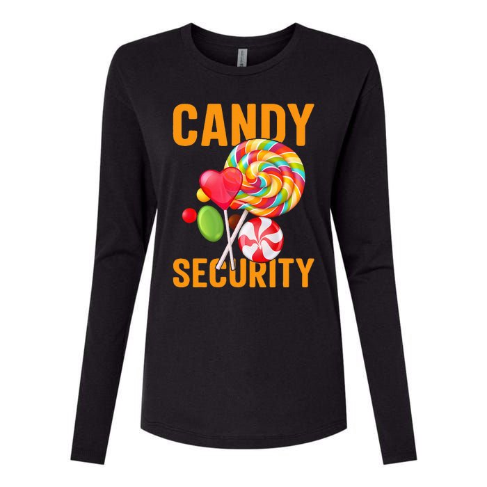 candy land costumes candy land candy security Womens Cotton Relaxed Long Sleeve T-Shirt