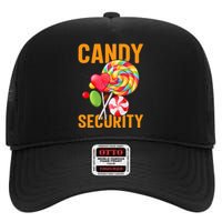 candy land costumes candy land candy security High Crown Mesh Back Trucker Hat