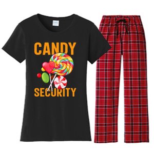 candy land costumes candy land candy security Women's Flannel Pajama Set