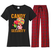 candy land costumes candy land candy security Women's Flannel Pajama Set