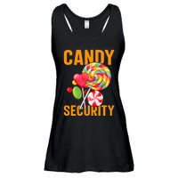 candy land costumes candy land candy security Ladies Essential Flowy Tank