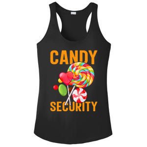 candy land costumes candy land candy security Ladies PosiCharge Competitor Racerback Tank