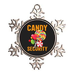 candy land costumes candy land candy security Metallic Star Ornament