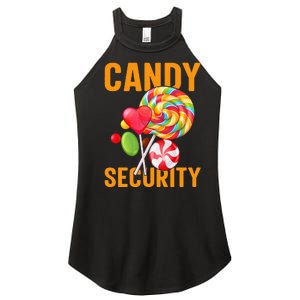 candy land costumes candy land candy security Women's Perfect Tri Rocker Tank