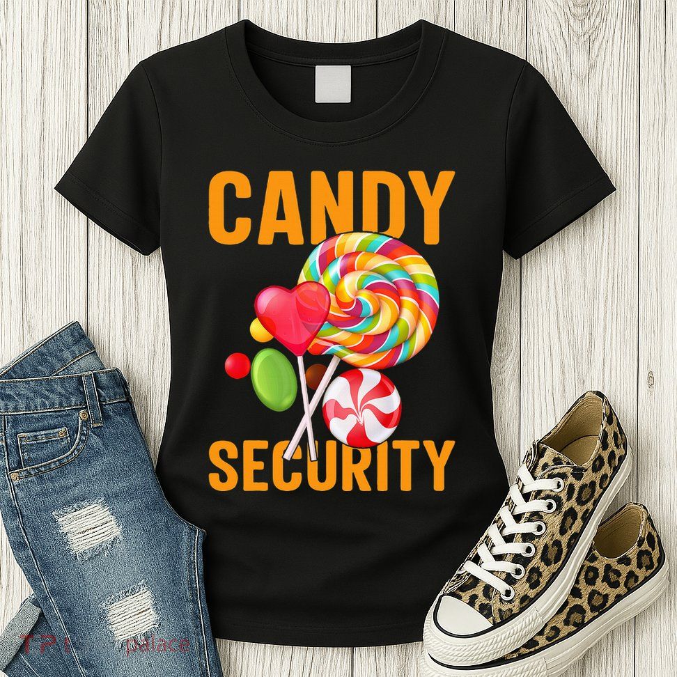 candy land costumes candy land candy security Womens T-Shirt
