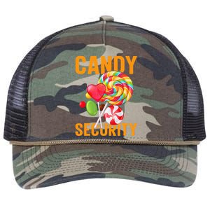 candy land costumes candy land candy security Retro Rope Trucker Hat Cap