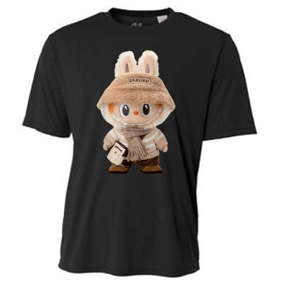 Cute Labubu Classic Pose Fun Labubu Lover Gifts Cooling Performance Crew T-Shirt