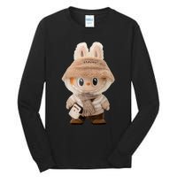 Cute Labubu Classic Pose Fun Labubu Lover Gifts Tall Long Sleeve T-Shirt