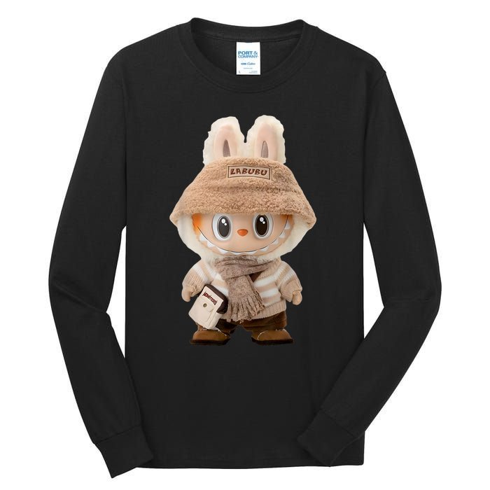 Cute Labubu Classic Pose Fun Labubu Lover Gifts Tall Long Sleeve T-Shirt