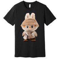 Cute Labubu Classic Pose Fun Labubu Lover Gifts Premium T-Shirt