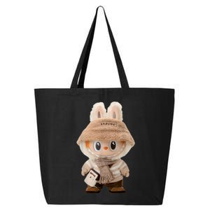 Cute Labubu Classic Pose Fun Labubu Lover Gifts 25L Jumbo Tote