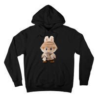 Cute Labubu Classic Pose Fun Labubu Lover Gifts Tall Hoodie