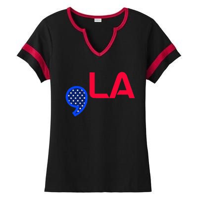 Comma La Comma La Madam President Unity Ladies Halftime Notch Neck Tee