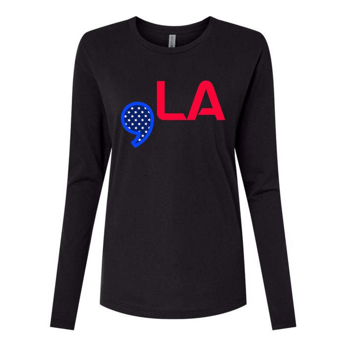 Comma La Comma La Madam President Unity Womens Cotton Relaxed Long Sleeve T-Shirt