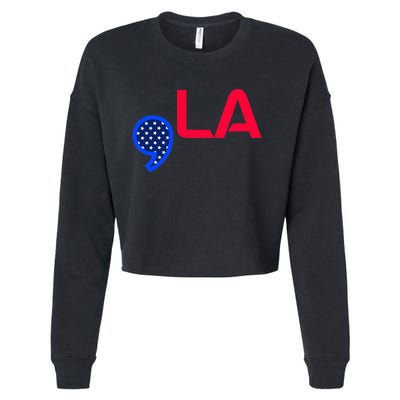 Comma La Comma La Madam President Unity Cropped Pullover Crew