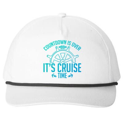 Cruise Lovers Countdown Is Over Its Cruise Time Cruising Meaningful Gift Snapback Five-Panel Rope Hat