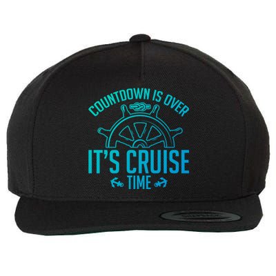 Cruise Lovers Countdown Is Over Its Cruise Time Cruising Meaningful Gift Wool Snapback Cap