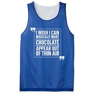 Chocolate Lover Cute Gift Magic Chocoholic Sweets Bar Chocolate Funny Gift Mesh Reversible Basketball Jersey Tank