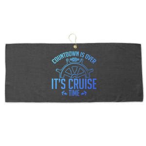 Cruise Lovers Countdown Is Over Its Cruise Time Cruising Meaningful Gift Large Microfiber Waffle Golf Towel