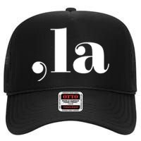 Comma La High Crown Mesh Back Trucker Hat