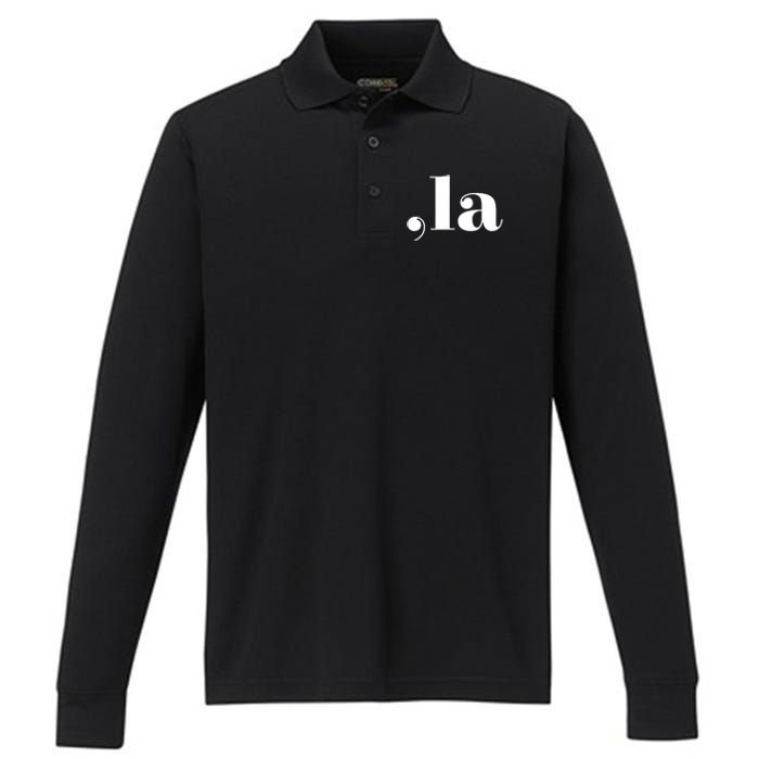 Comma La Performance Long Sleeve Polo