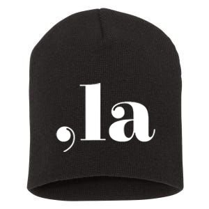 Comma La Short Acrylic Beanie