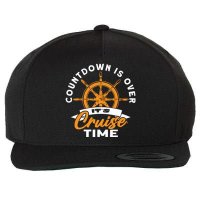 Cruise Lovers Cruising Countdown Is Over Its Cruise Time Gift Wool Snapback Cap