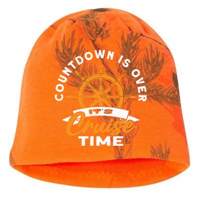 Cruise Lovers Cruising Countdown Is Over Its Cruise Time Gift Kati - Camo Knit Beanie